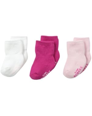 Baby-Girls Newborn 3 Pack Girls Sock Terry Bootie