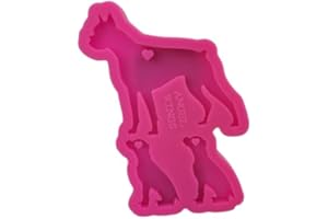 DIY STENCIL Boxer Mold, Boxer Family Keychain Mold,Boxer Shape Silicone Mold,Boxer Mold,Boxer Resin Mold, Boxer Mould