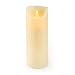 Gideon 9 Inch Flameless LED Candle - Real Wax & Real Flickering Candle Motion - with Multi-Function Remote (On/Off, Timer, Dimmer) - Vanilla Scented, Ivory
