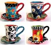 Amazon.com : Joyce Shelton Tea Party Expresso Set : Other ...