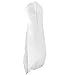 Gusseted Gown Garment Bag for Women’s Prom and Bridal Wedding Dresses - Travel Folding Loop, ID Window - 72” x 24” with 10” Tapered Gusset - by Your Bags