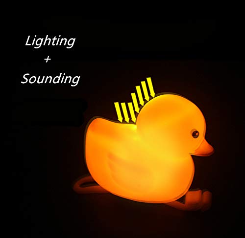 YBB 2 PCS Helmet Duck Bike Horn, Novelty Bicycle Bell Squeeze Horns Cycling Light for Toddler Children Adults Bicycle - Thumbnail 2