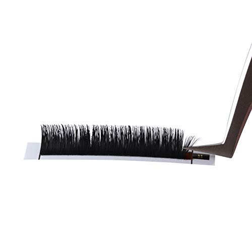 Volume Tweezers, for 3d 6d Volume&Made Rapid Bloom Lashes Fans Eyelash Extensions Tweezers Volume Curved Point Stainless Steel Precision Anti Static Professional Lash Extension Tweezers Leather Pack - Thumbnail 2