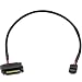 CRJ SATA Power 15-Pin Male to SATA 6-Pin Slimline Sleeved Power Adapter Cable