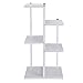 m·kvfa Plant Stand Flower Rack Wood Shelf Flower Pots Holder Display Rack Utility Shelf Rack Frames for Yard Garden Patio Bedroom (White)thumb 2