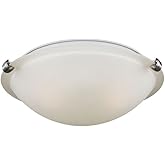 Seagull 7543502-962 Two Light Ceiling Flush Mount,White