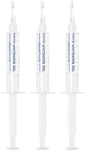 AuraGlow Teeth Whitening Gel Syringe Refill Pack, 35% Carbamide Peroxide, (3) 5ml Syringes - //medicalbooks.filipinodoctors.org