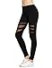 SweatyRocks Women's Long Mesh Sports Workout Tights Gym Yoga Leggings