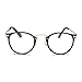 LOMOL Fashion Korean Personality Student Style Transparent Lens Frame Glasses For Men&Women(C1)