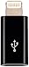 Amazon Basics Micro USB to Lightning Adapter, Black (Apple Certified)