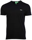 Hugo Boss Mens Short Sleeve T-shirt 'Teevn' with V-neck By Boss Green
