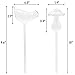 winemana 2 Pack Plant Watering Bulbs Glass Self-Watering Stakes Water Globe Automatic Irrigation Device for Indoor & Outdoor Plants, Bird & Mushroom