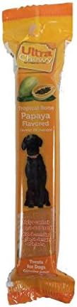 Ultra Chewy Papaya Flavor Dog Bone (24 Pack), One Size