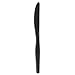 Dixie SSK51 SmartStock Plastic Cutlery Refill, Knives, Black, 40 Per Pack (Case of 24 Packs)