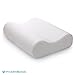 2 - Pack PharMeDoc Contour Memory Foam Pillow - Premium Bedding - Hypoallergenic Washable Case - Firm & Comfortable Optimum Support, Neck Pain & Headache Relief - Side Sleepers, Spine Alignment (2)