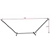 Lazy Daze Hammocks 12 Feet Hammock Stand Heavy Duty Coated Steel Tube Frame with Hooks and Chains, 275 Pounds Weight Capacity,Green,STAND-12N-VC