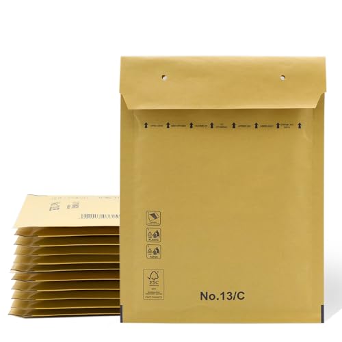 Padded Envelopes, Bubble Mailers, Kraft Bubble Padded Envelopes with Self-Seal Seal, Clothing Shipping Bags, Kraft Padded Envelopes - SIDI (150x215mm, 100 pcs)