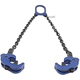 Mytee Products Chain Drum Lifter 2000 lbs WLL Lift Barrel Lifter Vertical Hoist Self Locking
