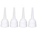 Outus Glue Applicator Precision Tips for 3.7 oz E6000 Adhesive Tube, Plastic, 4 Pack