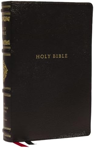 NKJV Holy Bible, Super Giant Print Reference Bible, Black Leather