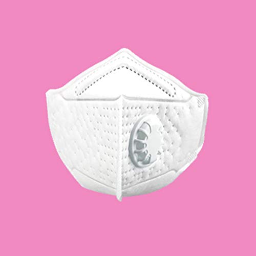 Kshion 12/24/48pc Particle Face Masks N95 Particulate Respirator Masks with Valve Kids PM2.5 Dust mask Against Dust, Pollen (12) - Thumbnail 4