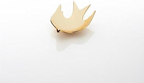 Lunares Polished Gold Plated Dove Dish - Medium