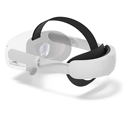 Meta Quest 2 Elite Strap with Battery for Enhanced Comfort and Playtime in VR,…