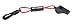 Kwik Tek Whistle with Lanyard, Red and Black