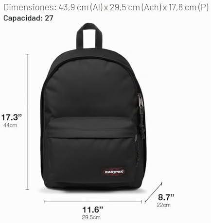 Mochila eastpak fora do escritório, adulto unissex, tamanho único, azul (ultra marinho)