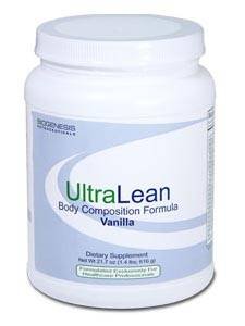 UPC 812806104284, BioGenesis Ultralean Body Composition Formula Whey Fine Powder, Vanilla, 1.4 Pound