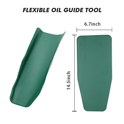 MOTOQUEEN Flexible Draining Tool Oil Funnel Foldable Drainage Oil Guide