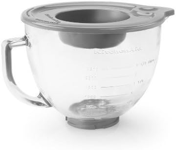 KitchenAid K5GB 5-Qt. Tilt-Head Glass Bowl with Measurement Markings &amp; Lid (3)