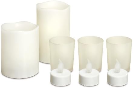 Generic LCS-12/2379 8-Piece LED Candle Set Safely Illuminate Your Home