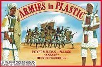 Egypt & Sudan 1881-1898 Ansars Dervish Warriors (20) 1/32 Armies in Plastic by Armies in Plastic