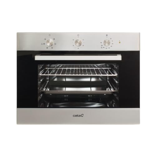 Cata ME 4006 X Multi-Function Oven with 6 Functions, 40-Litre Interior Capacity, AquaSmart Cleaning, Glass, Black, Stainless Steel