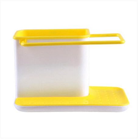 Kunststoff 3 in 1 Küche Waschbecken-Caddy Organizer Schwamm Halter Rack