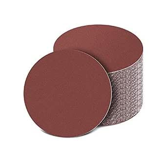 40Pcs Hook and Loop Sanding Disc 6 Inch Sandpaper for Random Orbital Sander 40 Grit, 150mm Sanding Paper Replaceable Sandpaper Discs for Sanding and Polishing Wood, Metal, Car, Furniture — image 1
