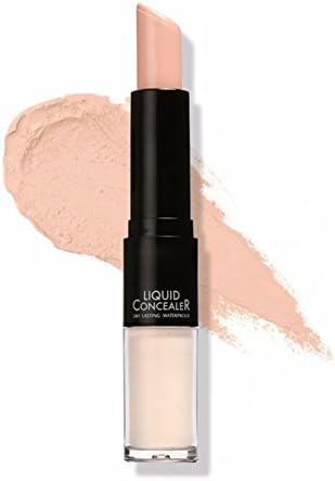 Vodisa 3 in 1 Liquid Concealer + Cream Highlighter Foundation Stick +Ball Bearing Face Primer Base Makeup Contour Beauty Cosmetic Contouring and Highlighting Sleek Make up Blemish Camouflage Concealer