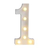 Ogrmar Decorative Led Light Up Number