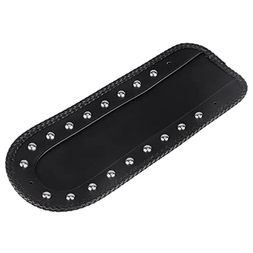 XMMT Motorcycle Rivet Leather Rear Fender Bib Solo Seat for Harley Softail Springer Heritage Classic EFI FLSTCI 2006-2017, Black at Amazon