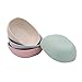 ZBGOROW Bamboo Fiber Side Dishes | 3.7 inch, 3.5 ounce, BPA-Free and Eco-Friendly Sauce Plates | Small Dipping Bowl Set of 4 in 4 Assorted Color