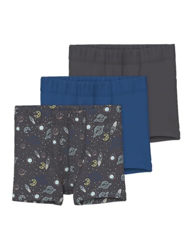 NAME IT Nmmtights 3P Iron Space Noos (Pack of 3) for Kids