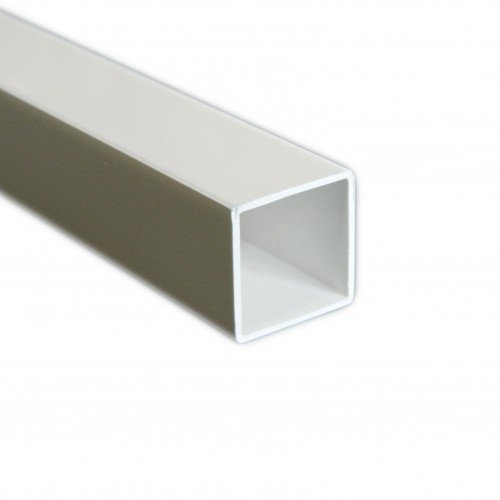 PVC Square Tube White 15mm x 15mm x 1m Buy Online in Botswana at