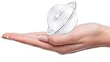 12 Sets of Clear Plastic Bath Bomb Mold - Tennis Ball Size