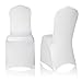 EMART White Chair Covers 100 Pcs Spandex Stretch Universal Standard Seat Slipcovers Fitted for Wedding Bulk, Party, Banquet and Holidays Celebration