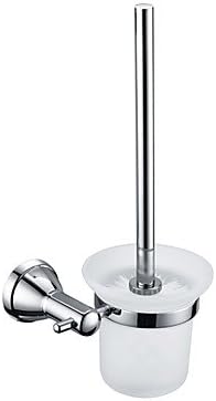 Contemporary Chrome Wall Mounted Toilet Brush Holder