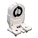10 PACK - UL LISTED NON SHUNTED LH0567 26.307.1023.50 Medium Bi-Pin Snap-In Rotary Locking Fluorescent Lampholder by BJB