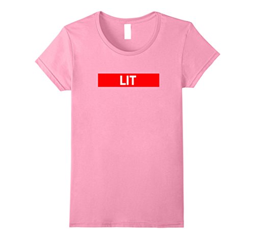 Womens LIT T SHIRT Medium Pink