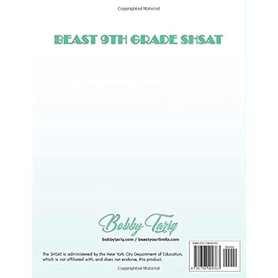 Buy 9th Grade Shsat 5 Practice Tests Bobby Tariq Paperback March 2 2019 Online In Maldives 1798409763