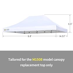 CROWN SHADES 10x15 Canopy Replacement Top - Only